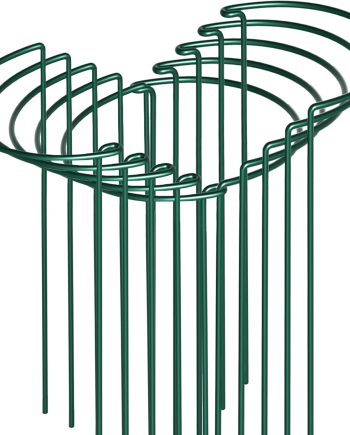 10 Pack Heavy Duty Metal Peony Support Cages 10 by 24 Inches for Flowers and Vegetables