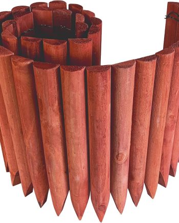 3.5 Foot Wooden Short Garden Fence 11.8 by 42 Inches for Outdoor Landscape Borders