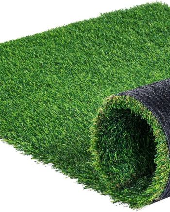 Artifical Grass Turf, 3 x 5 ft Thick Grass Rug Indoor Outdoor, 1.38" Realistic Synthetic Grass Mat with Drainage Holes, Perfect for Patio Garden Lawn Home Backyard Dog Mats