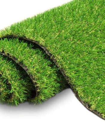 Artificial Turf Grass 4' x 6' with Drainage, 0.8 Inch Realistic Fake Grass Rug Indoor Outdoor Lawn Landscape for Garden, Balcony, Backyard, Patio, Synthetic Grass Mat for Pet Dogs, Customized