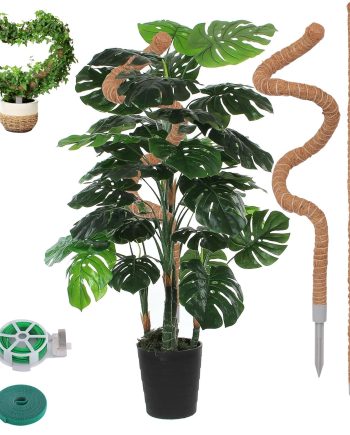 3 Pack 50 Inch Coco Coir Moss Poles for Monstera and Climbing Indoor Plants